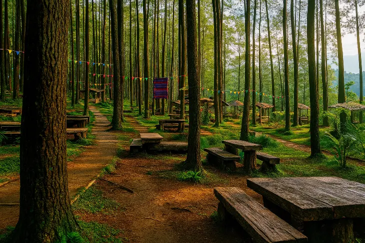 Hutan Pinus Pal 16 Cikole