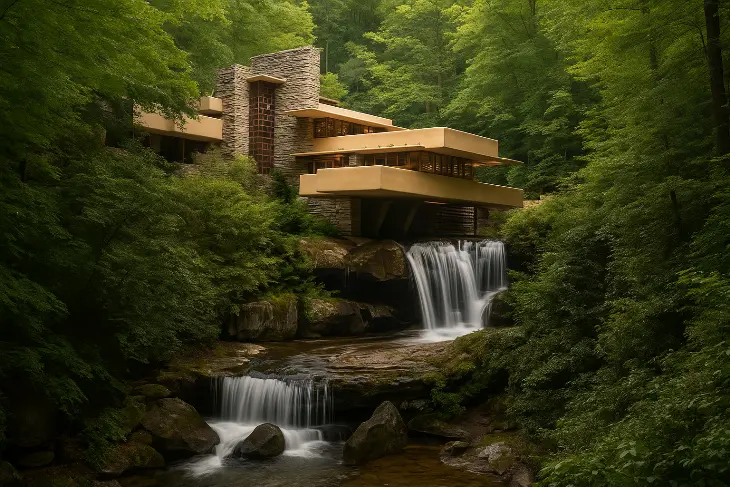 Fallingwater, Amerika Serikat - Rumah yang ‘Menyatu’ dengan Alam